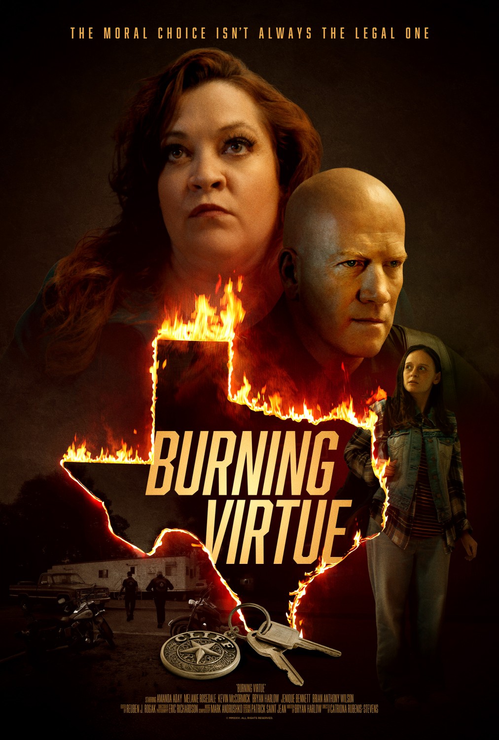 Extra Large Movie Poster Image for Burning Virtue