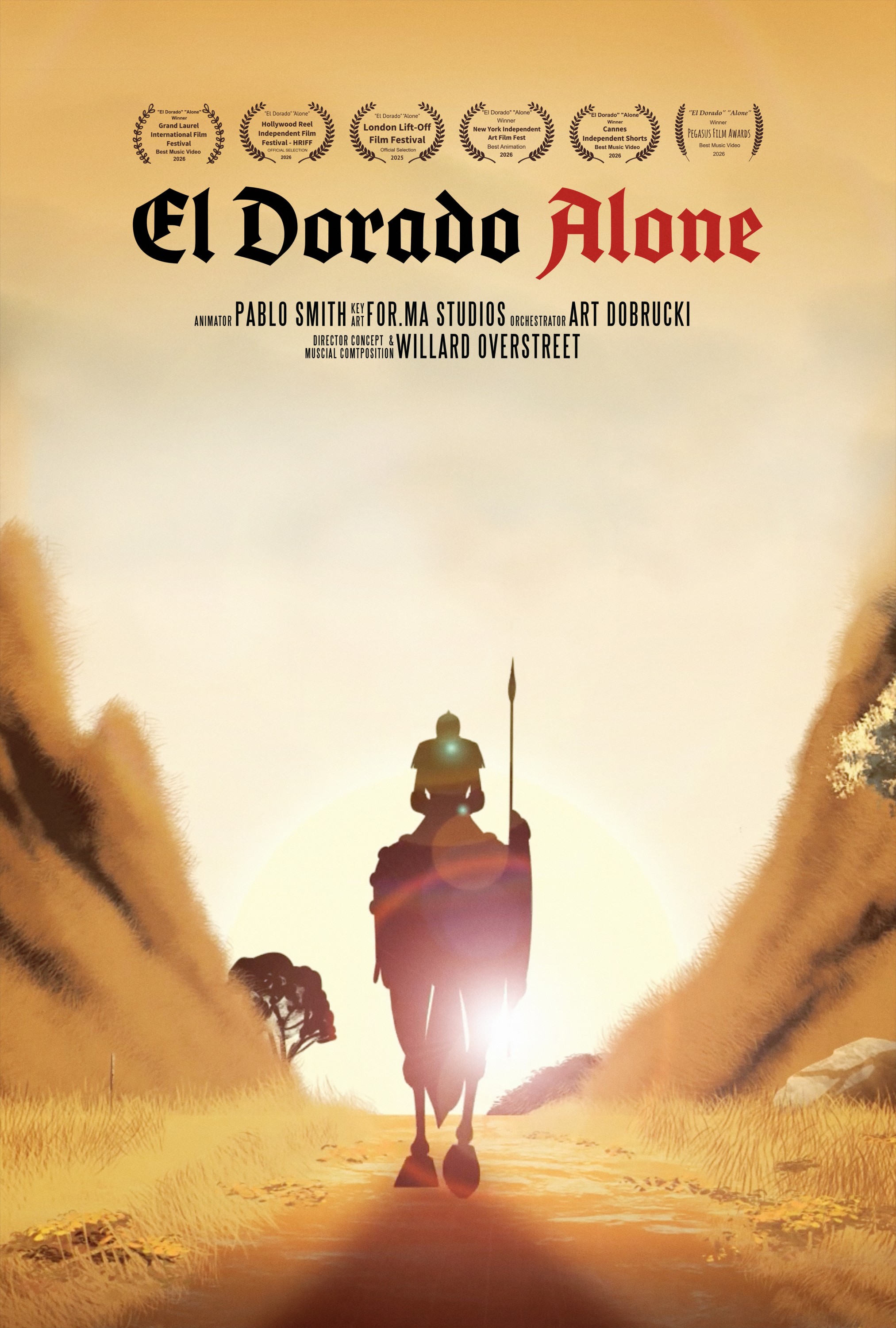 Mega Sized Movie Poster Image for El Dorado Alone