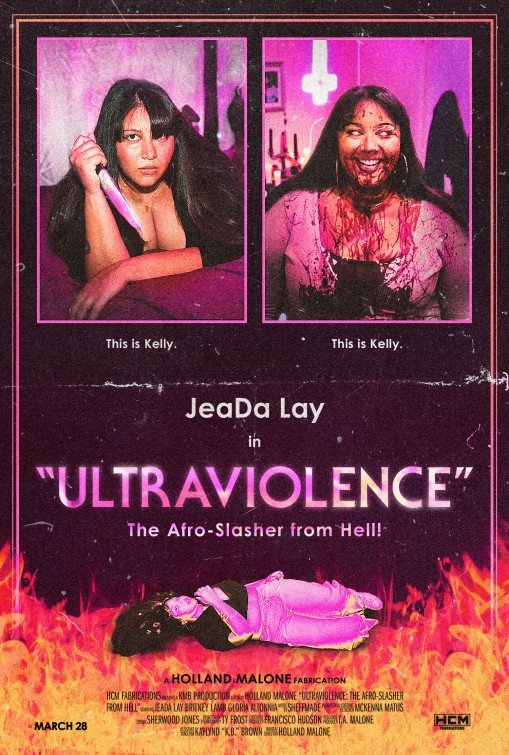 Ultraviolence: The Afro-Slasher from Hell Short Film Poster