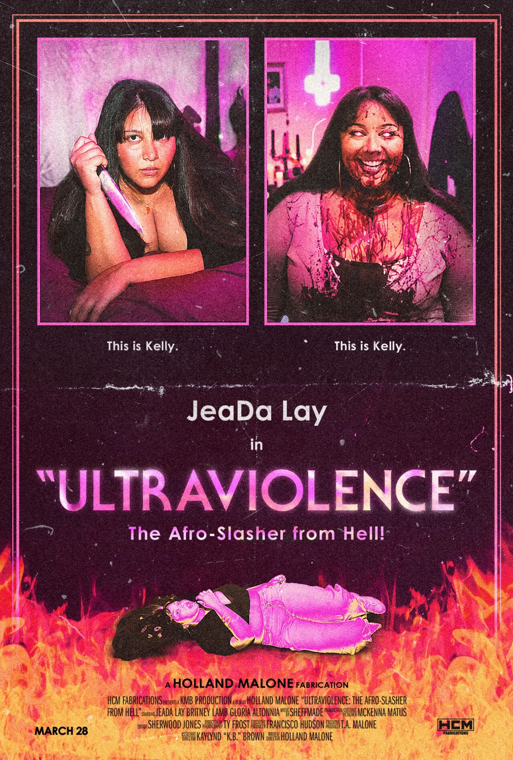 Extra Large Movie Poster Image for Ultraviolence: The Afro-Slasher from Hell