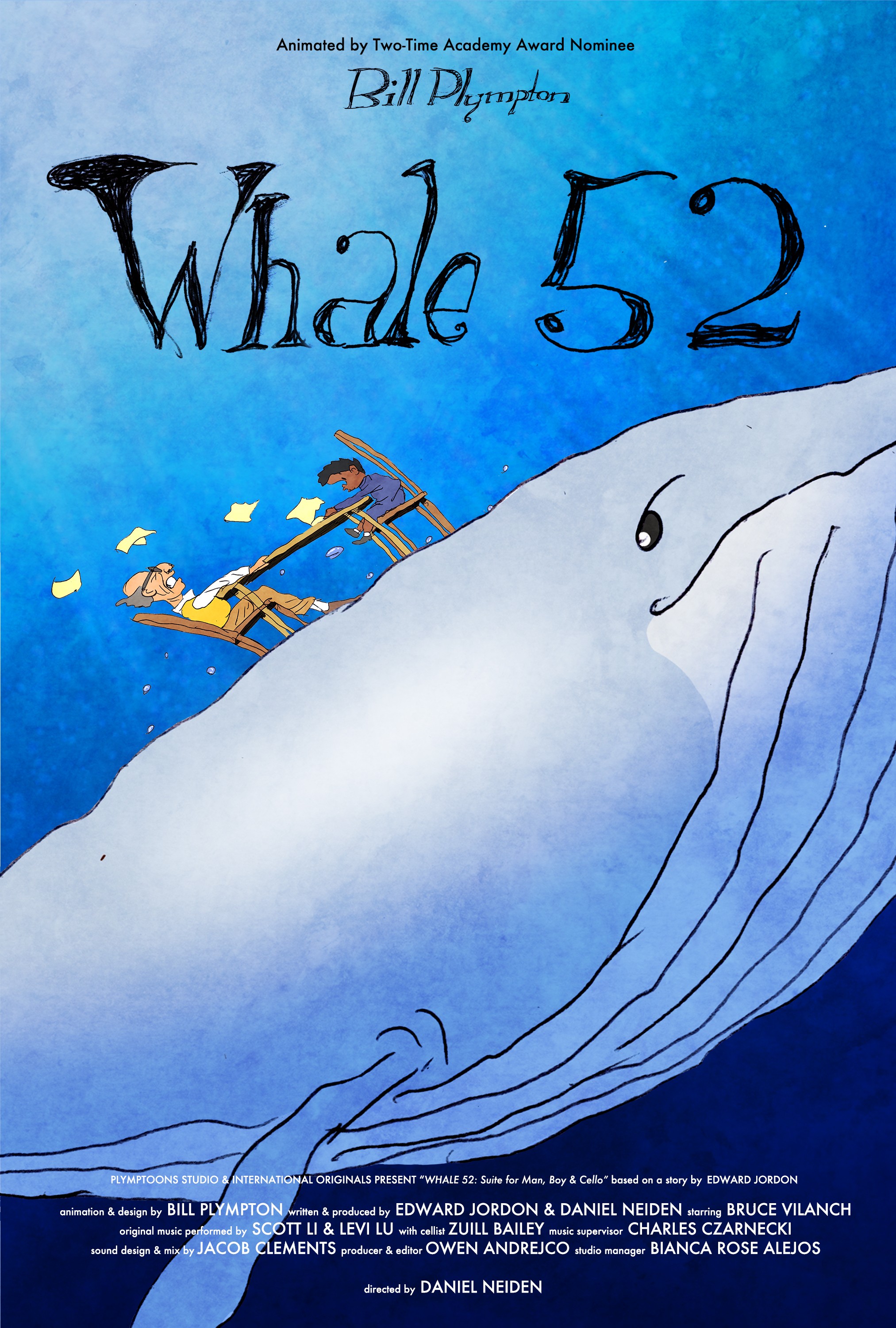 Mega Sized Movie Poster Image for Whale 52 - Suite for Man, Boy, and Whale