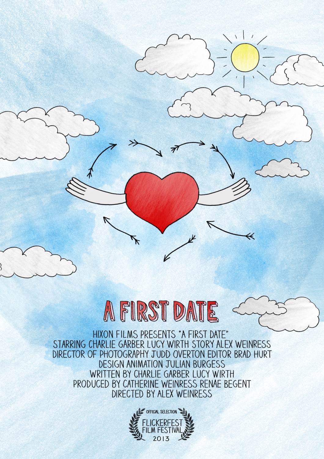 Extra Large Movie Poster Image for A First Date
