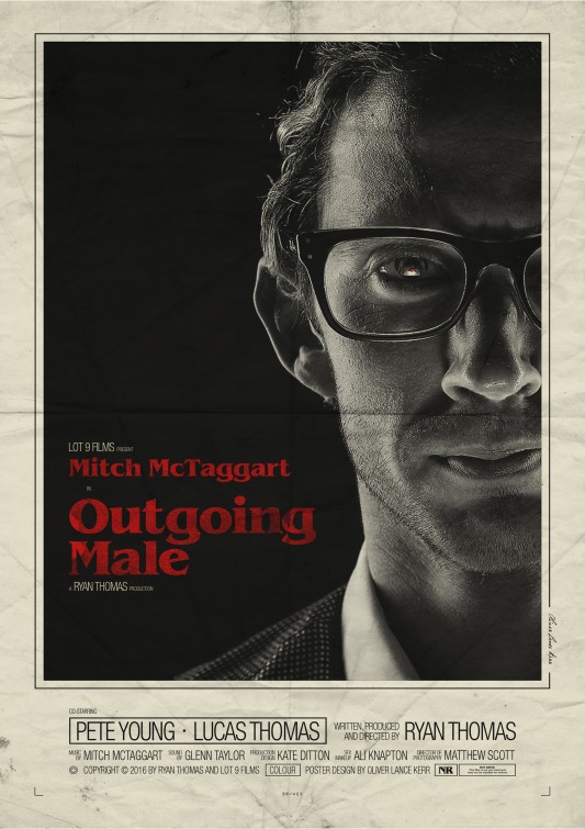 Outgoing Male Short Film Poster