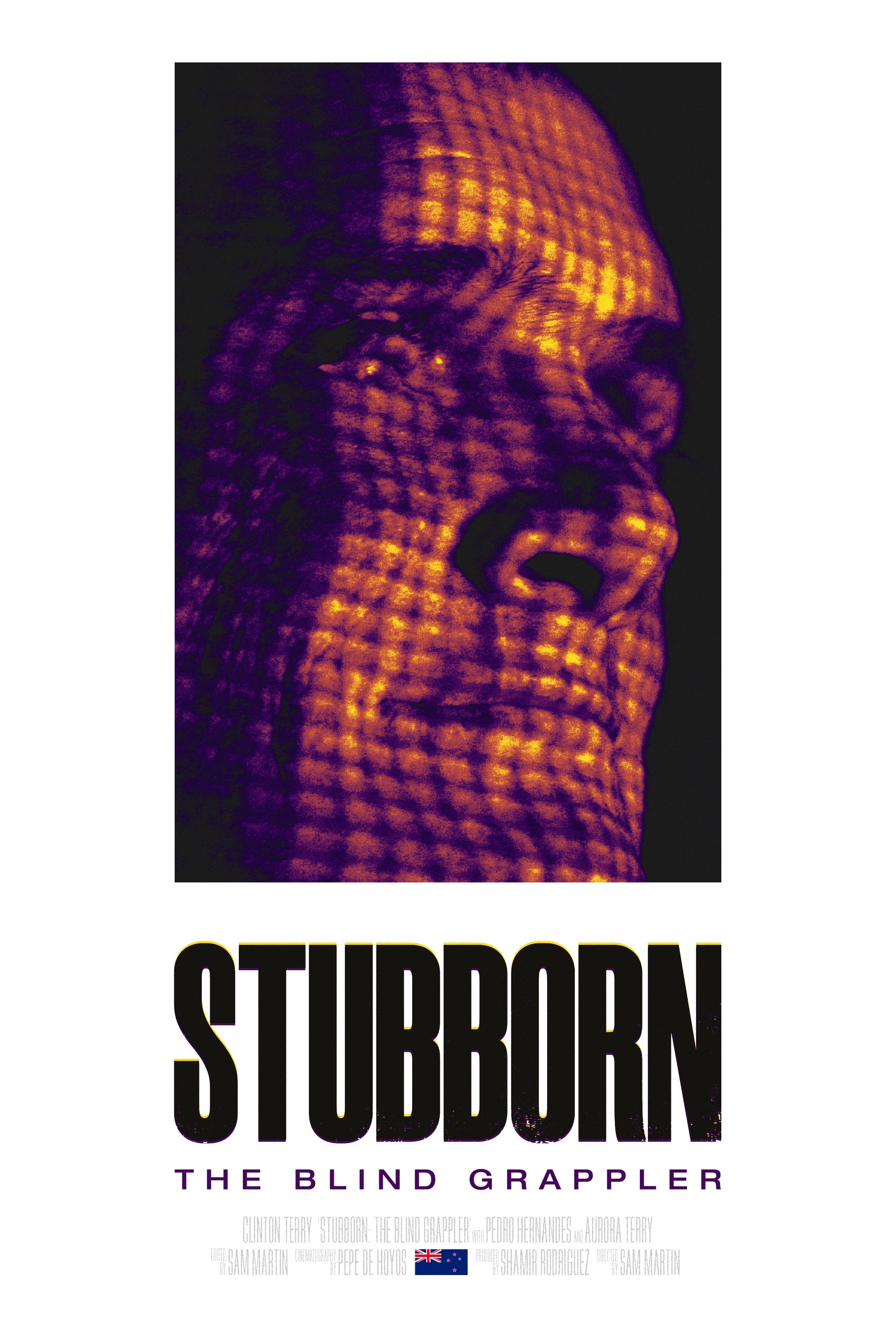 Mega Sized Movie Poster Image for Stubborn: The Blind Grappler