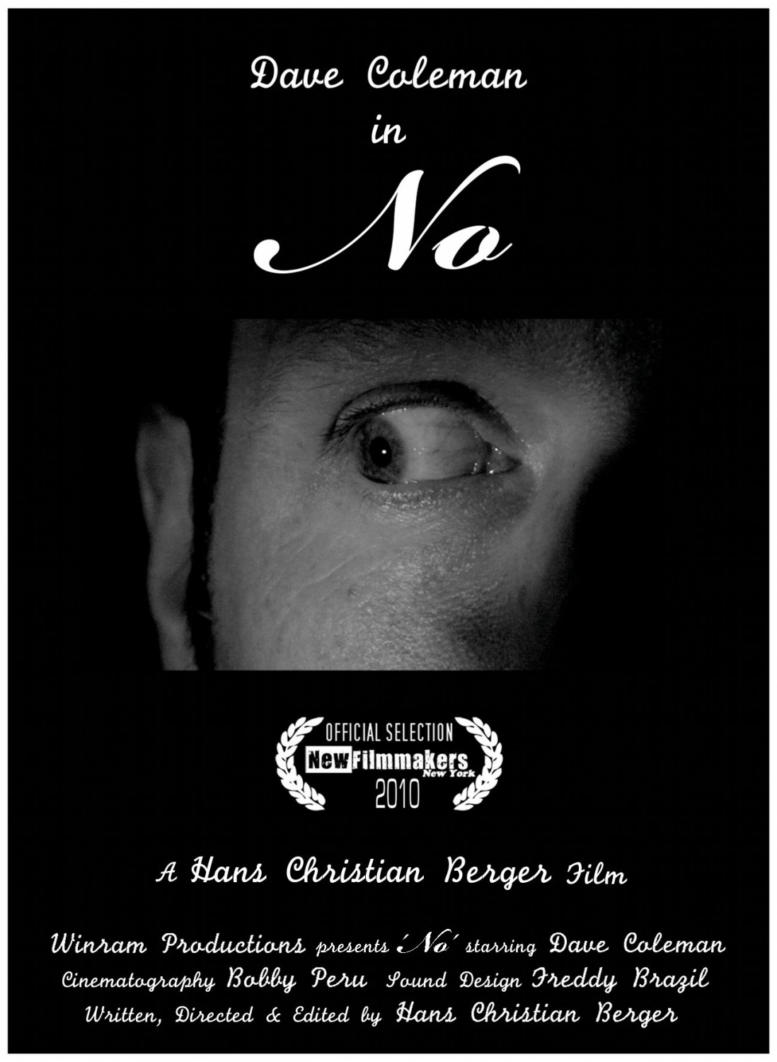 Extra Large Movie Poster Image for No