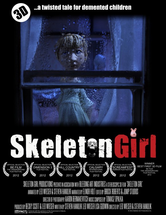 Skeleton Girl Short Film Poster
