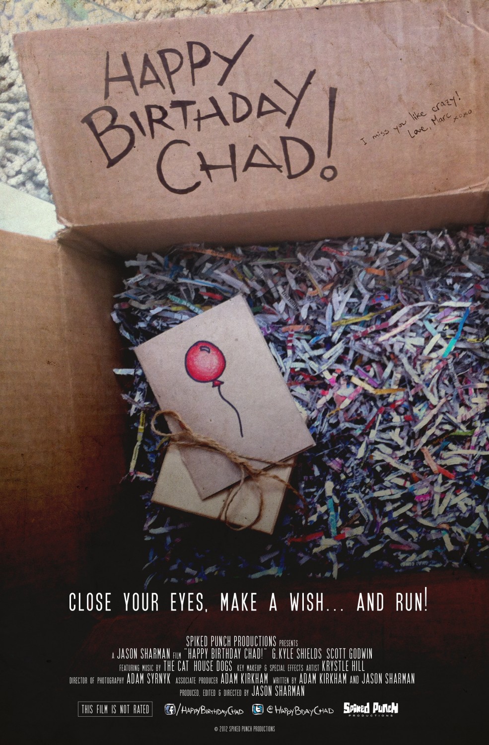 Extra Large Movie Poster Image for Happy Birthday Chad!