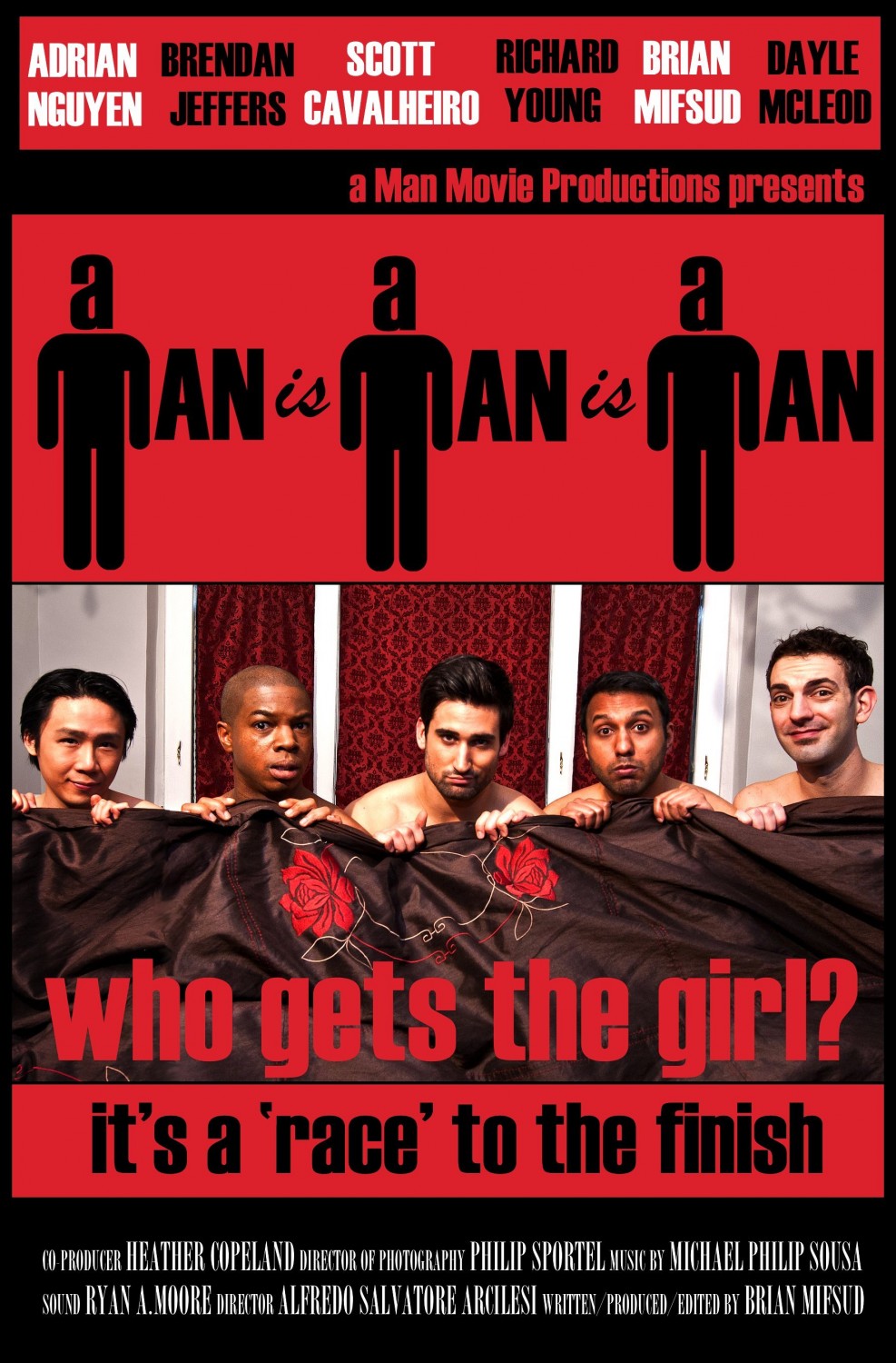 Extra Large Movie Poster Image for A Man Is a Man Is a Man