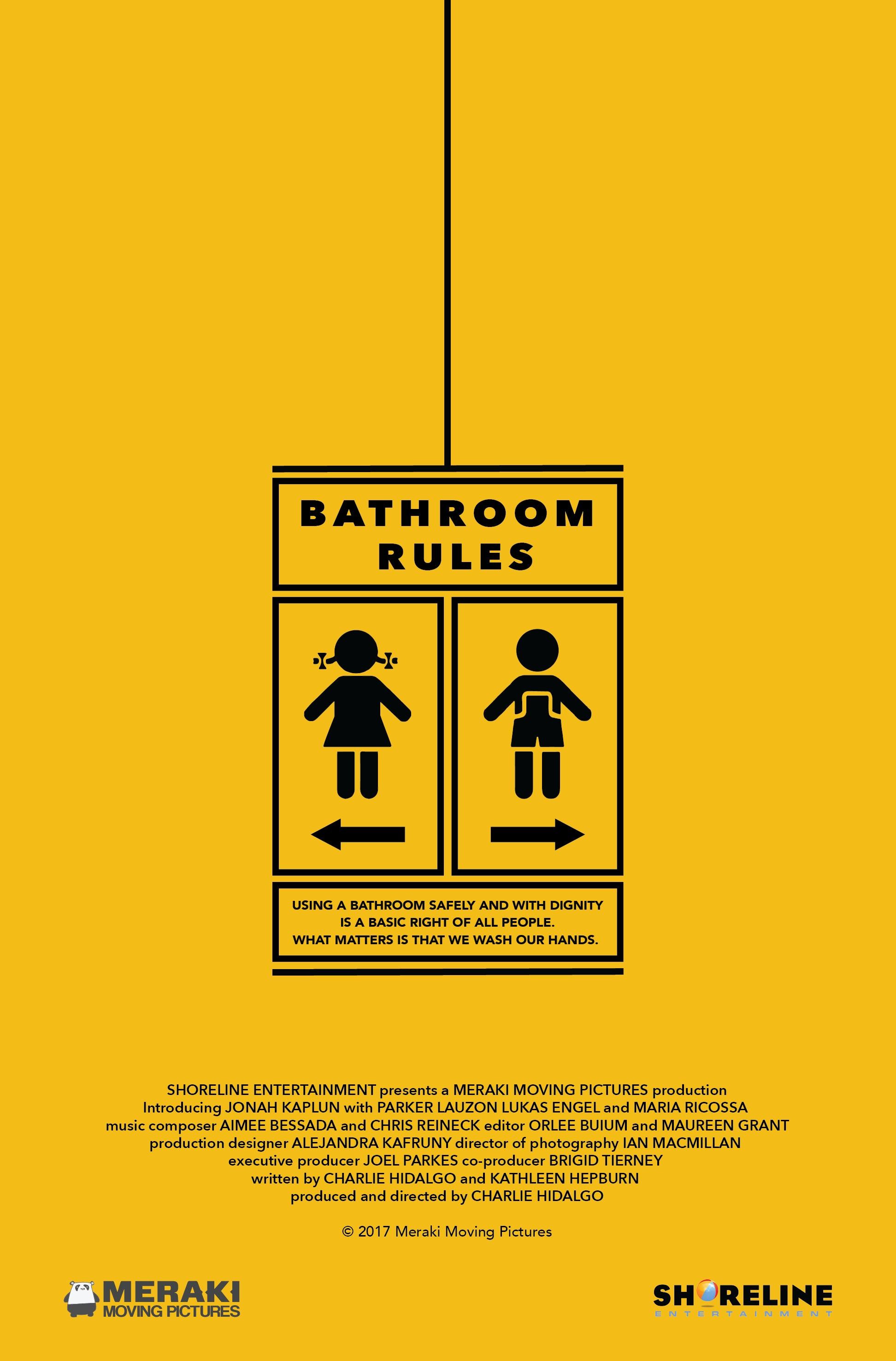 Mega Sized Movie Poster Image for Bathroom Rules