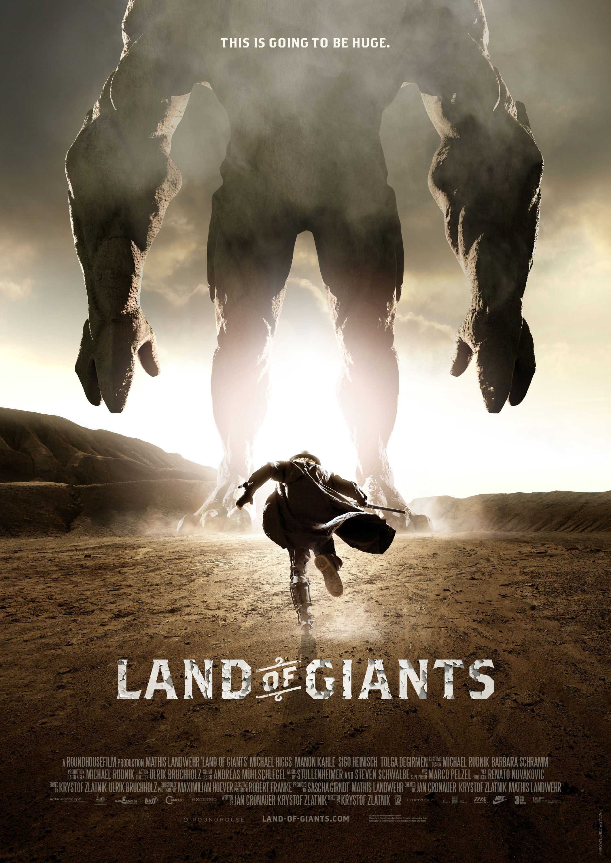 Mega Sized Movie Poster Image for Land of Giants