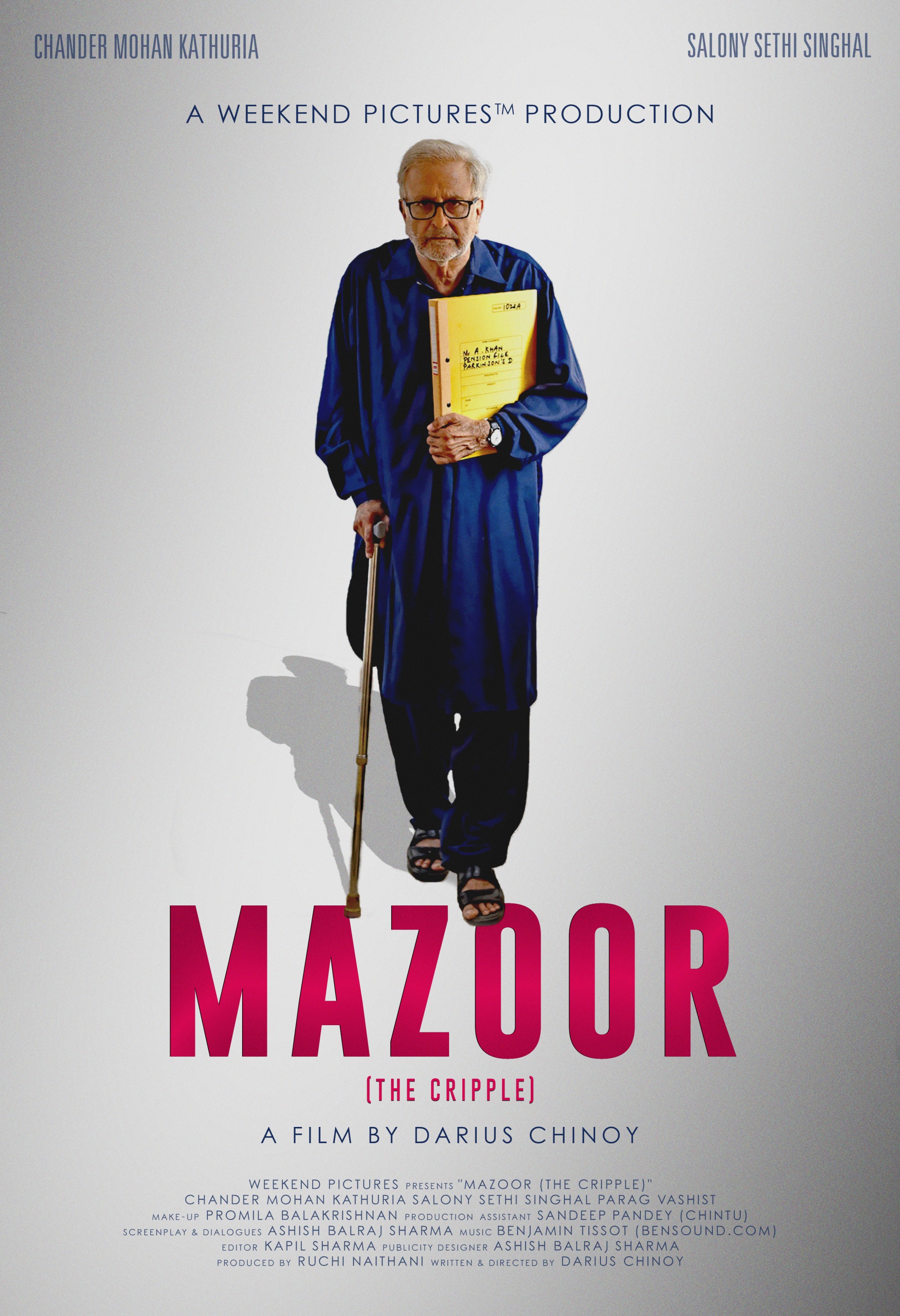 Mega Sized Movie Poster Image for Mazoor: The Cripple
