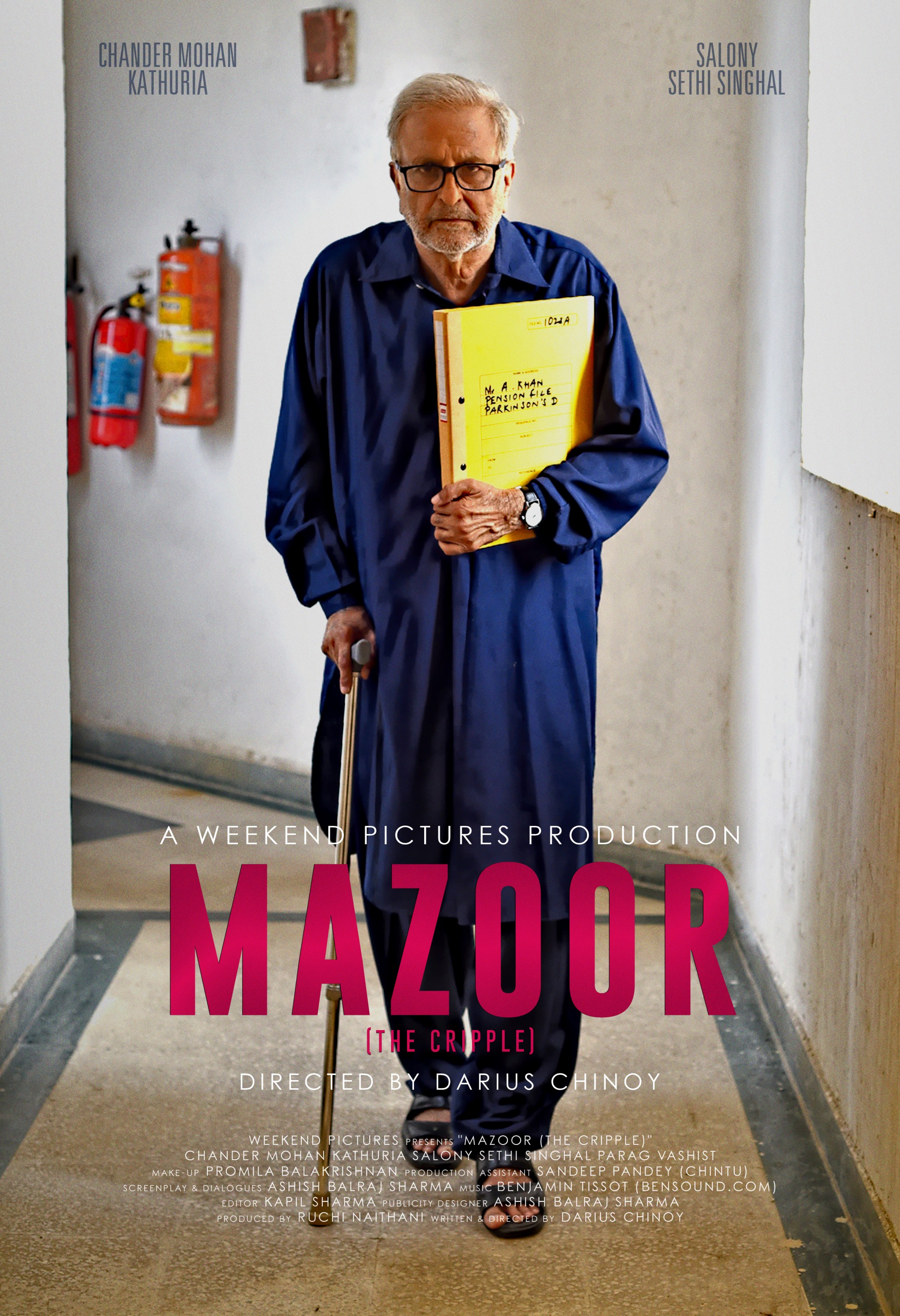 Mega Sized Movie Poster Image for Mazoor: The Cripple