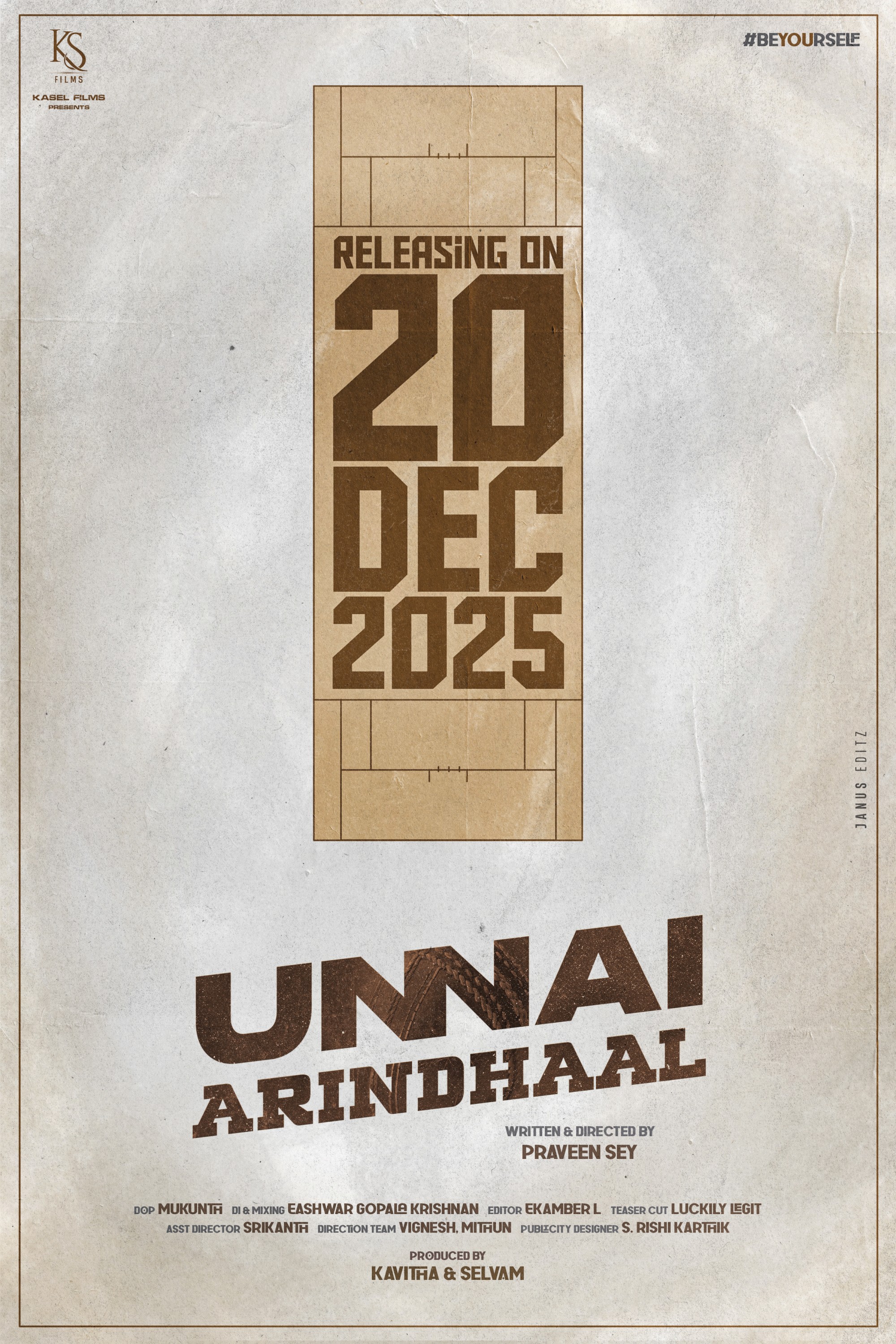 Mega Sized Movie Poster Image for Unnai Arindhaal