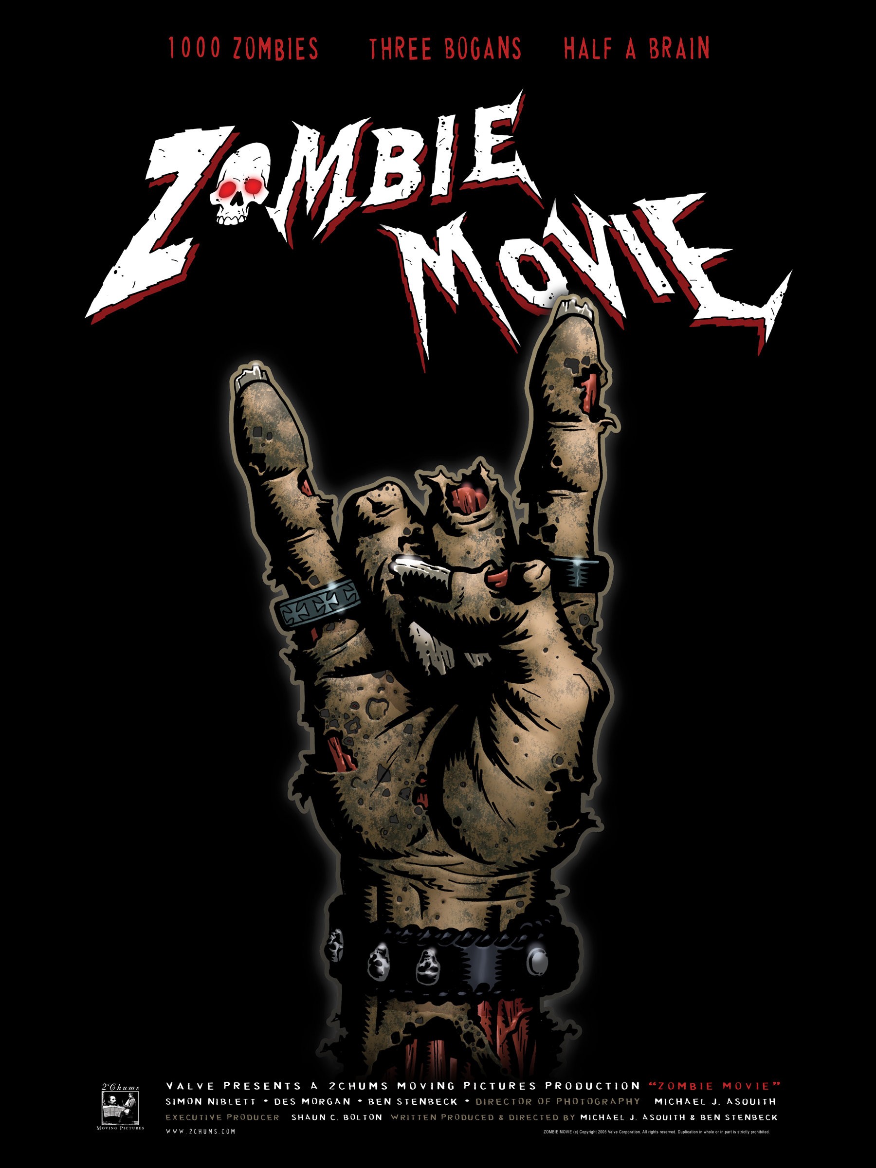 Mega Sized Movie Poster Image for Zombie Movie