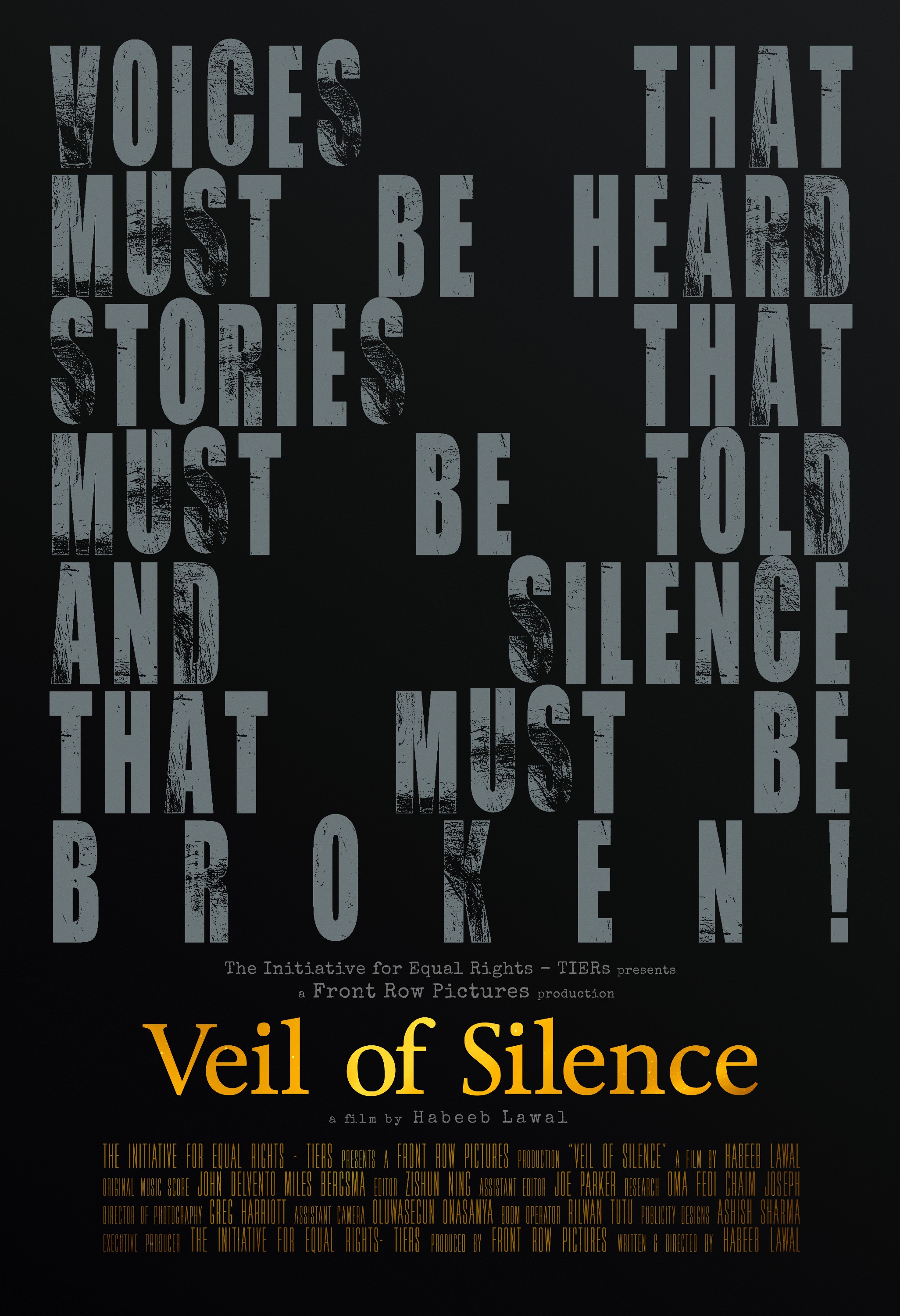 Mega Sized Movie Poster Image for Veil of Silence