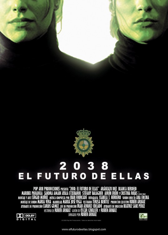 2038: El futuro de ellas Short Film Poster