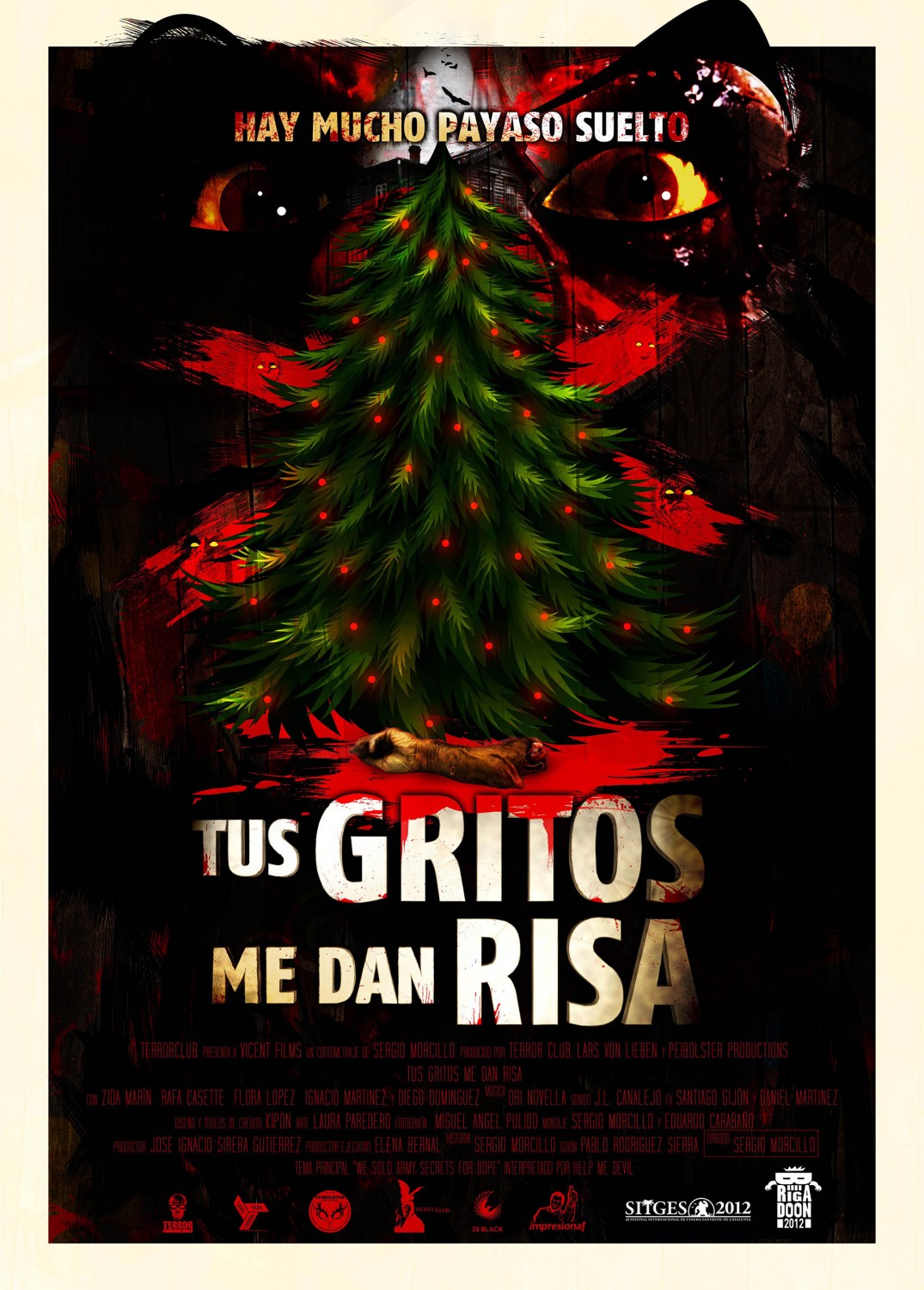 Extra Large Movie Poster Image for Tus gritos me dan risa