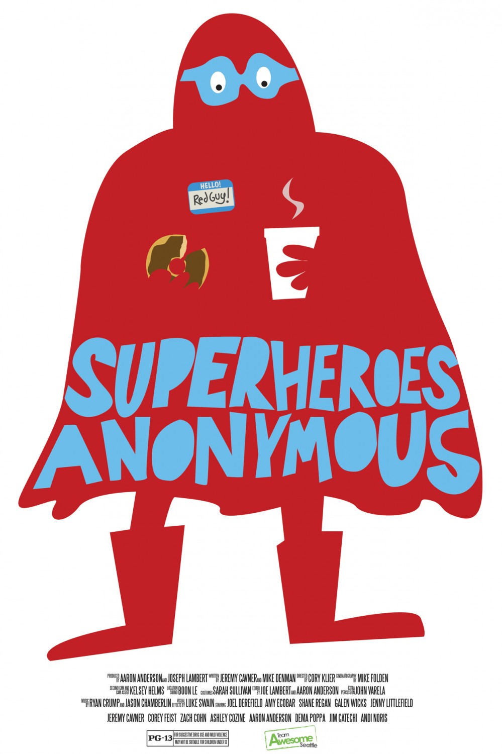 Extra Large Movie Poster Image for Superheroes Anonymous