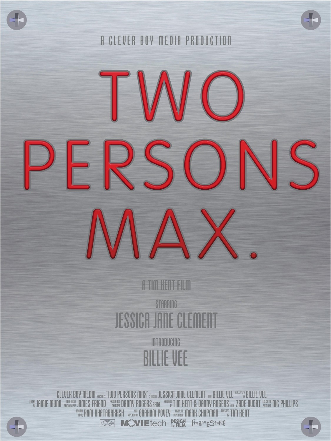Extra Large Movie Poster Image for Two Persons Max
