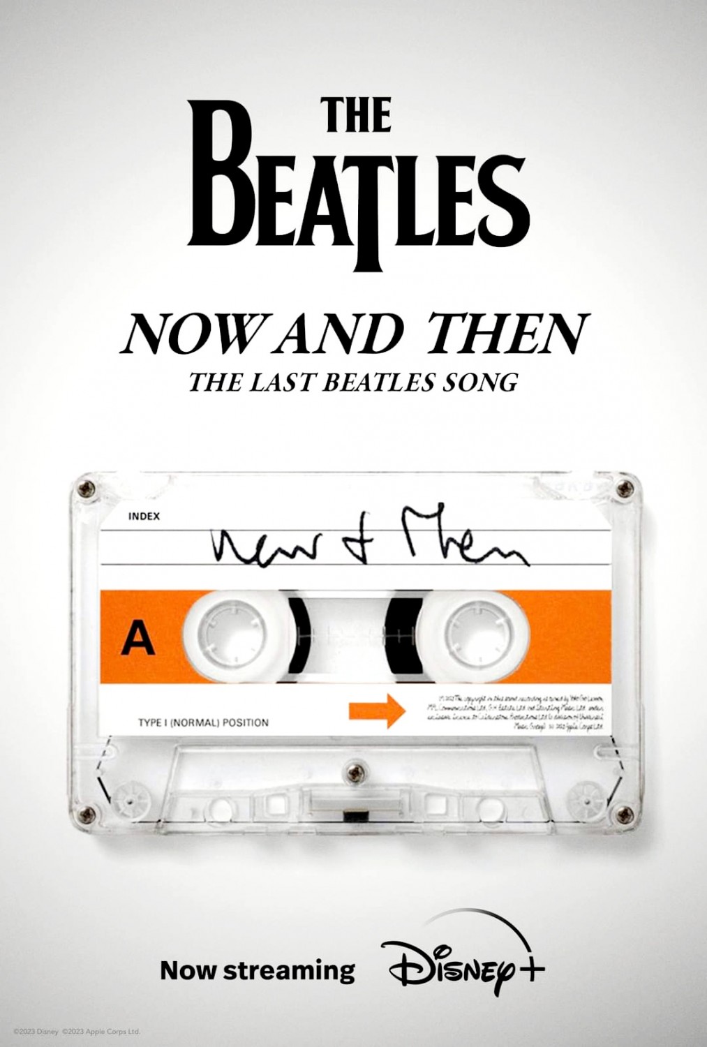 Extra Large Movie Poster Image for Now and Then, the Last Beatles Song